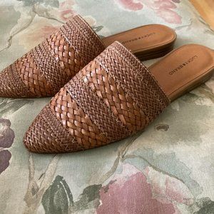 Lucky Brand Mules (Cognac), Size 9